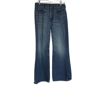 DIESEL Women Jeans Bootcut Flare Blue Denim Made in Italy Size 28